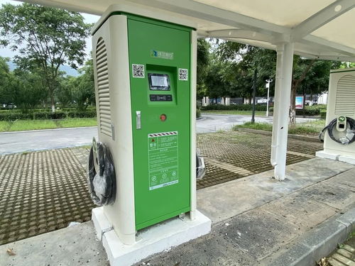 岘山文化广场西停车场新能源充电桩正式投入使用